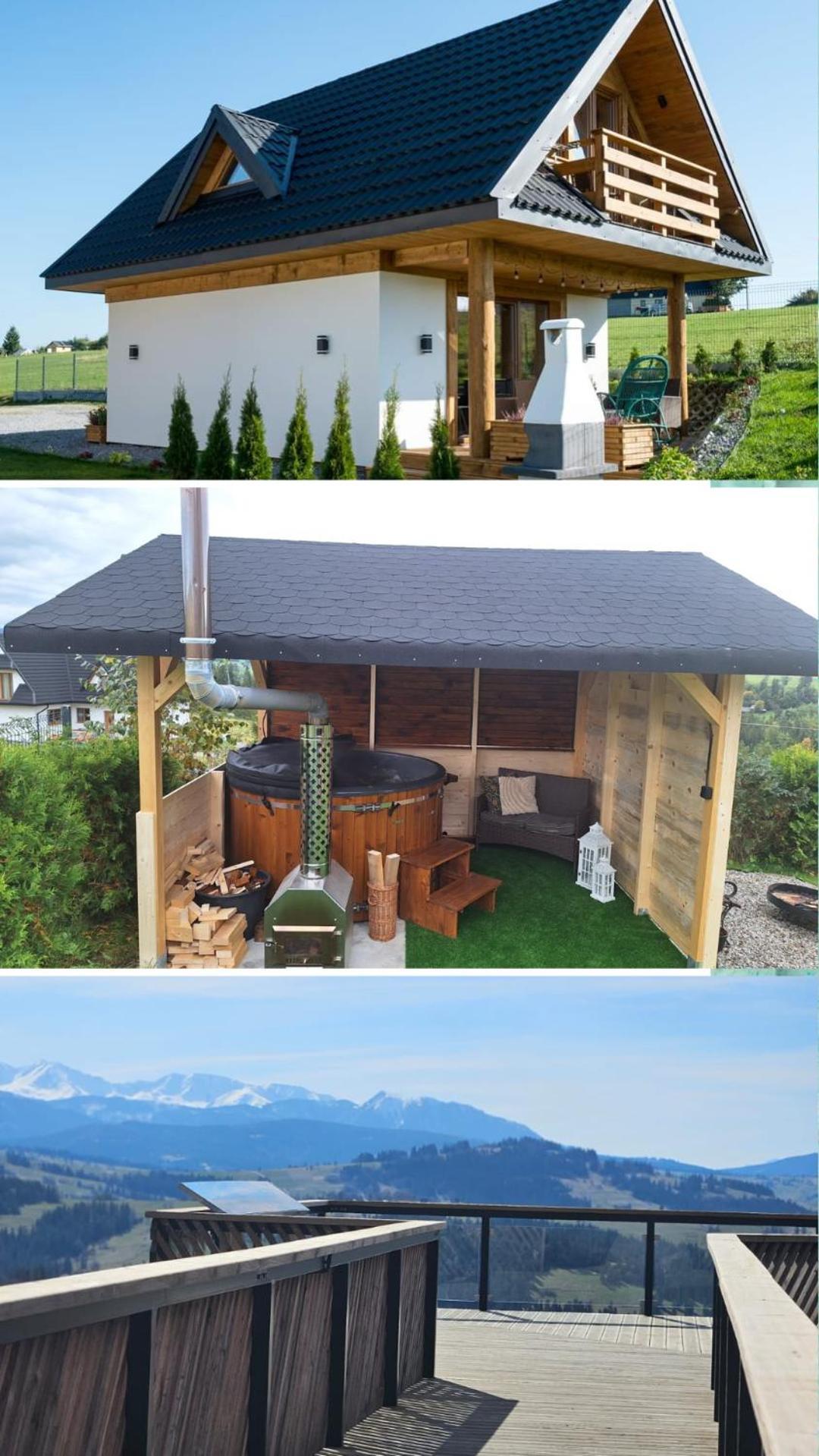 Domek Z Jacuzzi Tatrzanskie Serce Czerwienne Exterior foto